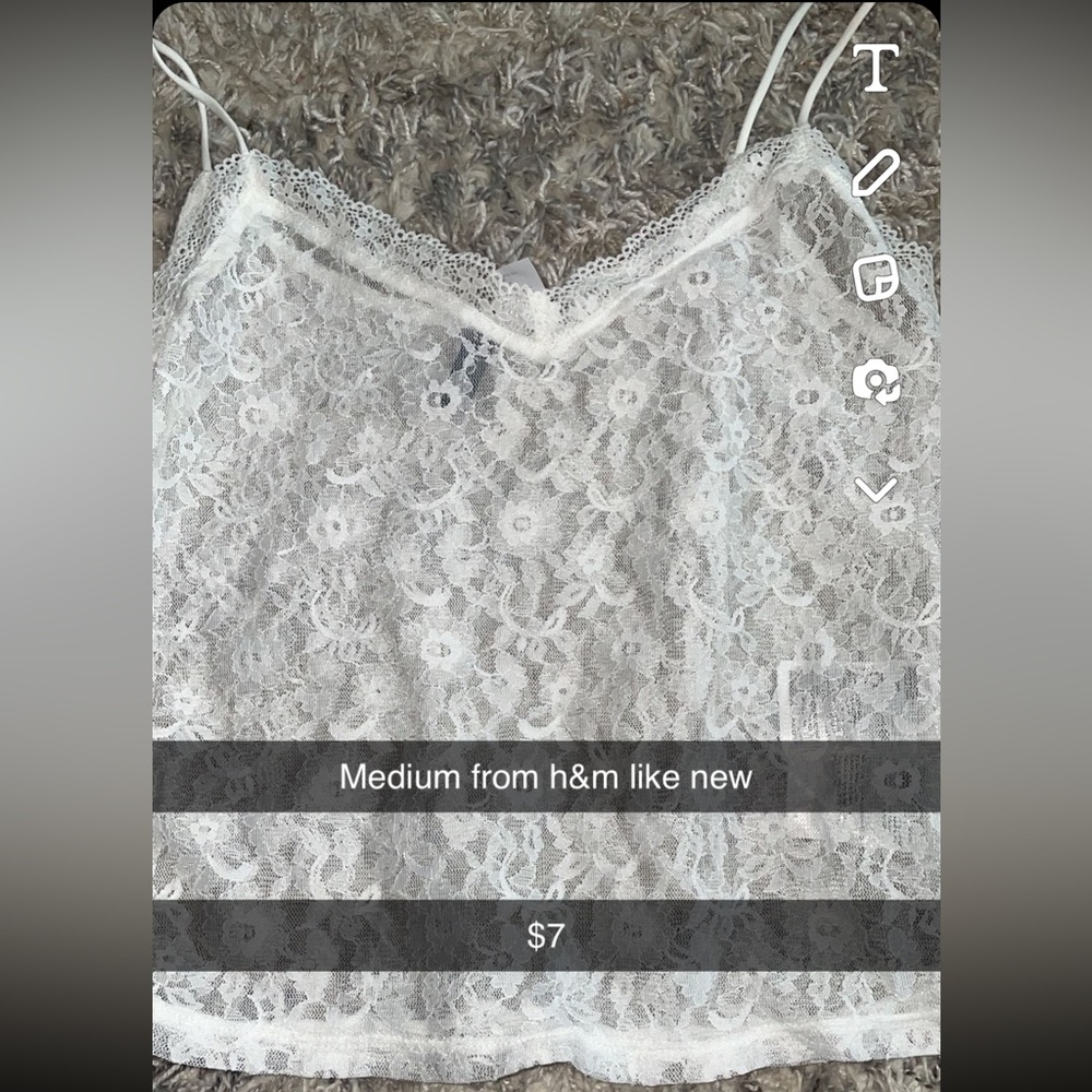 never worn brand new lace top
